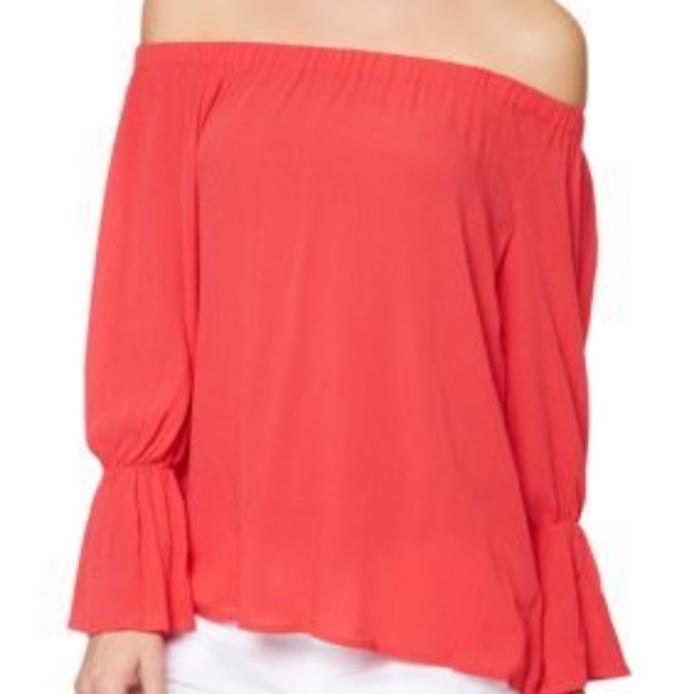 Sanctuary bare shoulder blouse